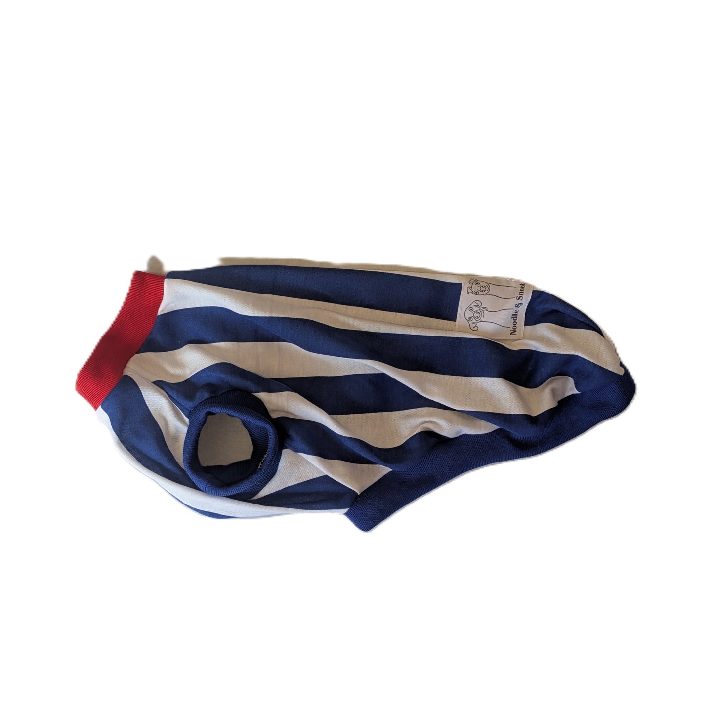 Blue & White Stripe French inspired vest