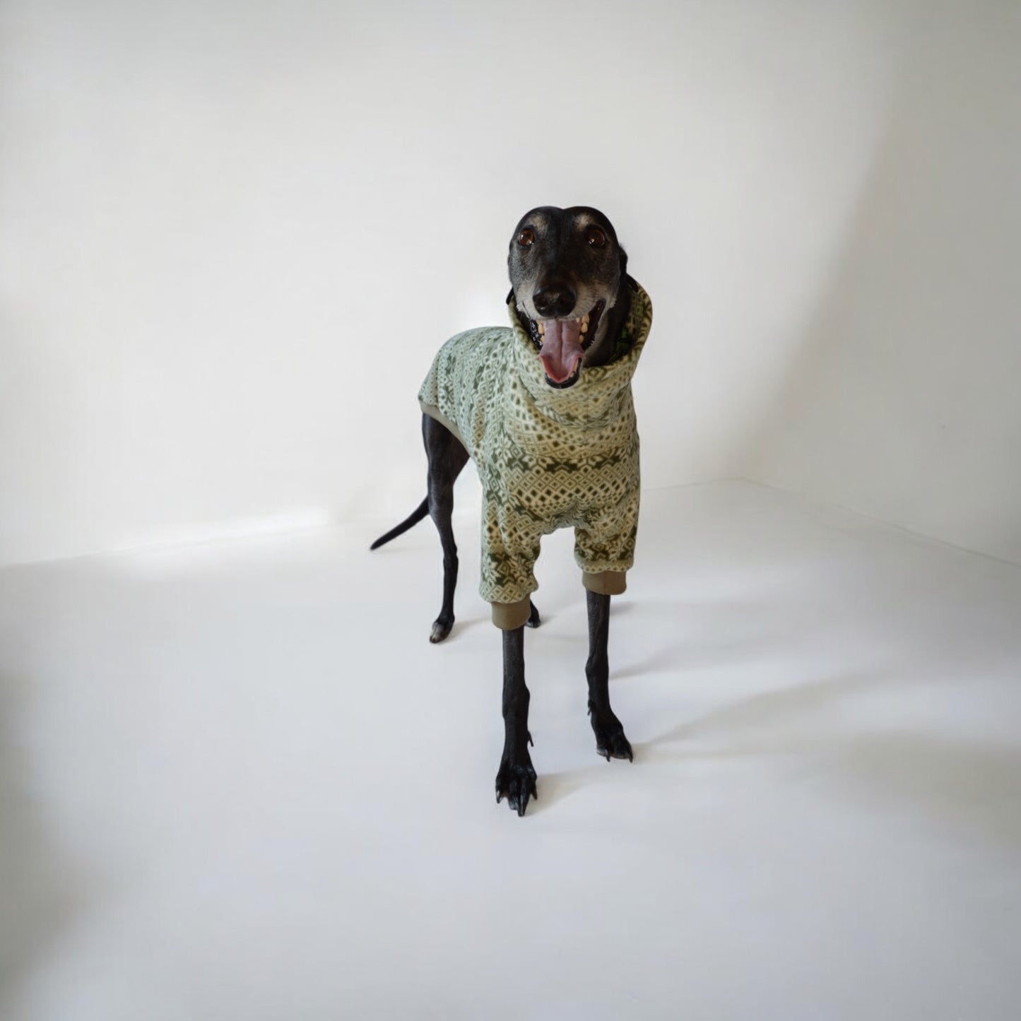 Woodland Whisper, Polar Fleece Long Sleeve Sweater