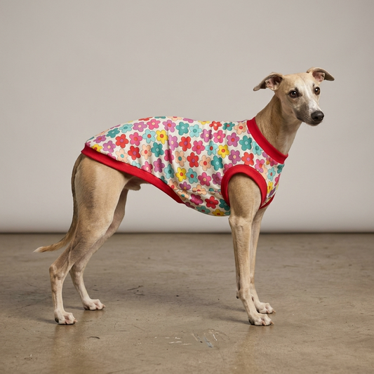 Spring Burst Cotton Spandex Rashie Vest